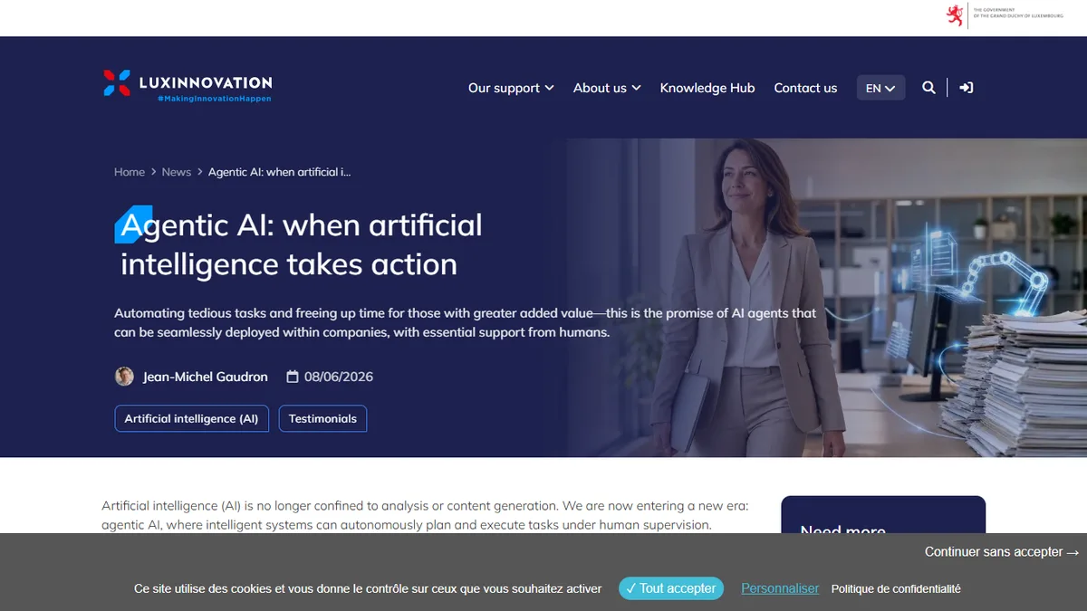 Illustration : Agentic AI: when artificial intelligence takes action