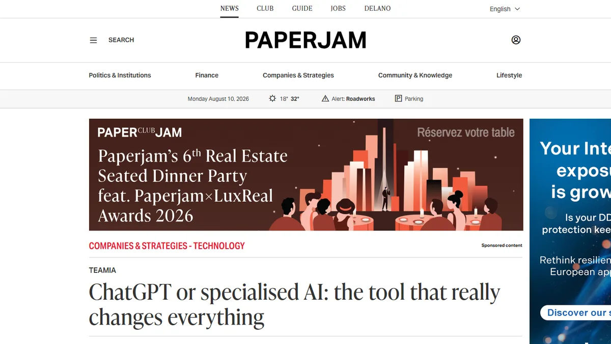 Illustration : ChatGPT or specialised AI: the tool that really changes everything