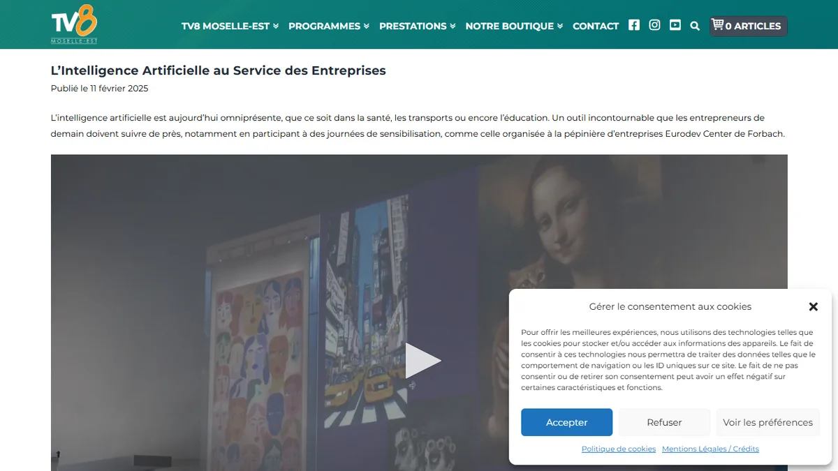 Illustration : L’intelligence artificielle au service des entreprises